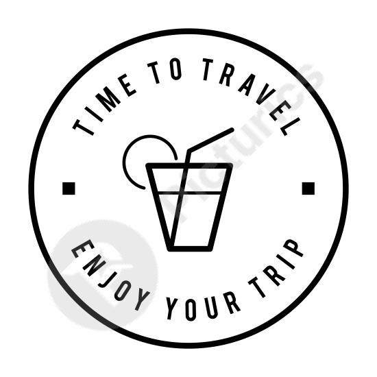 Vintage-style circle stamp banner illustration. Perfect for logos, badges, labels, and branding with classic or retro design aesthetics.