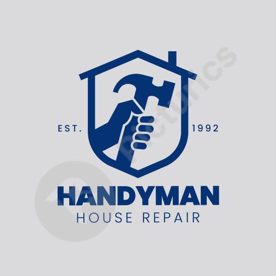 Flat hands logo template symbolizing care and support, ideal for charity, healthcare, and community service brands.