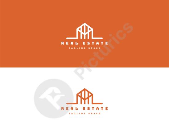 Professional real estate logo design perfect for business marketing, property agencies, or housing brands.