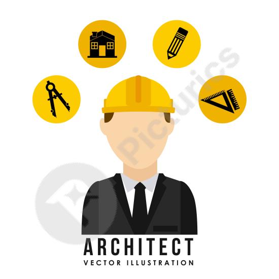 Creative architect design concept showcasing modern building plans and construction ideas for projects and developments.