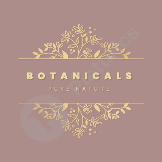 Elegant gold floral wellness logo template. Perfect for health, spa, beauty, and wellness brands seeking refined branding.