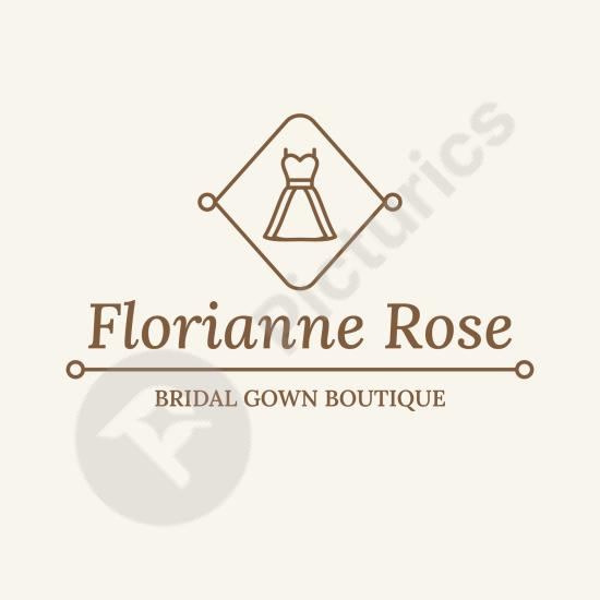 Elegant fashion logo template, ideal for branding, stylish businesses, and modern design projects.