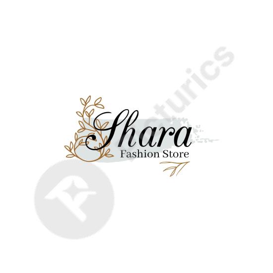 Elegant ornamental fashion logo design, perfect for luxury brands, boutiques, and sophisticated branding projects.