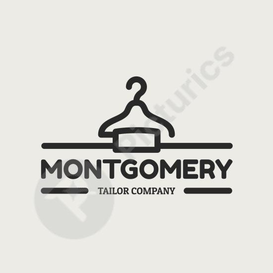 Modern fashion logo template, perfect for clothing brands, boutiques, and stylish branding projects.