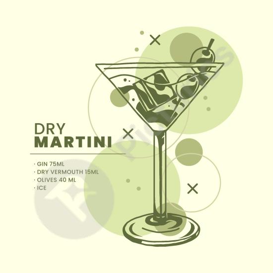 Cocktail recipe concept illustration, perfect for bars, beverage branding, mixology guides, menu designs, and creative drink visuals.