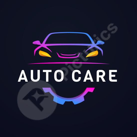 Professional car service logo design, perfect for auto repair shops, mechanics, garages, and modern automotive branding projects.