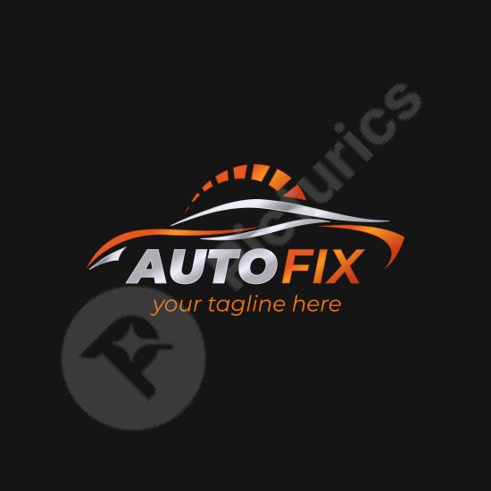 Gradient car service logo ideal for automotive businesses, workshops, and vehicle maintenance branding with a modern clean design.