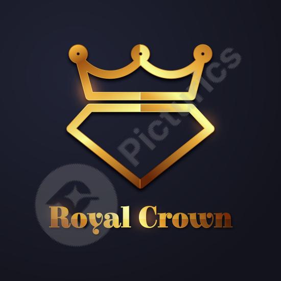 Elegant diamond logo concept, perfect for luxury brands, jewelry stores, and fashion businesses looking for a modern and refined identity.