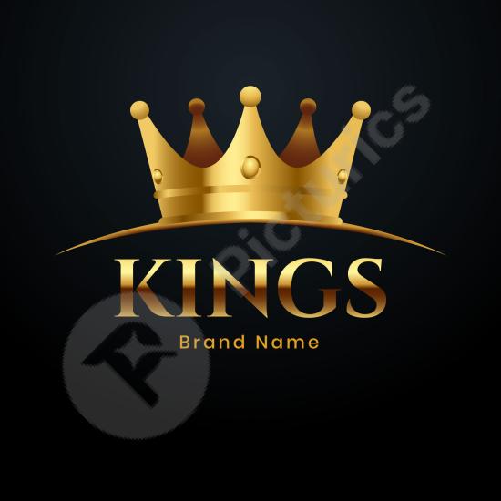 Gradient lion illustration combined with a crown logo, ideal for branding, mascots, and bold, majestic design projects.