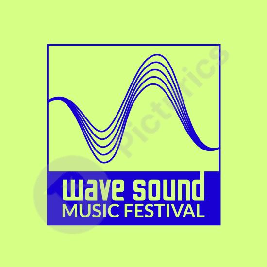 Professional event logo template in vector style, ideal for branding, creative business identity, and modern design projects.