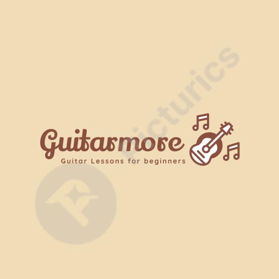 Creative music logo design template with modern and clean style, perfect for audio brands, music studios, bands, and entertainment projects.