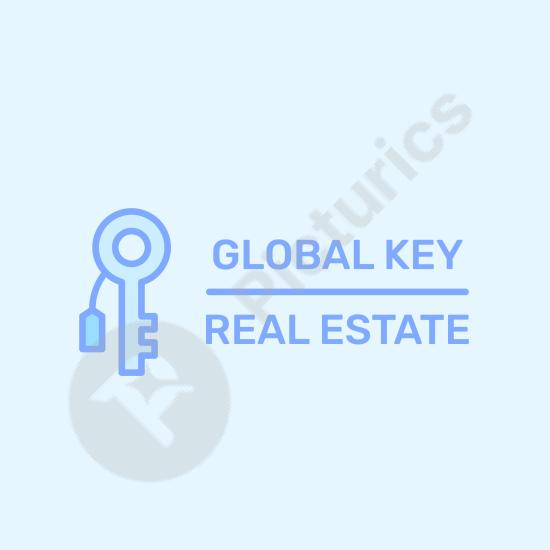 Modern real estate logo template ideal for property businesses, realtors, and housing companies looking for a professional brand identity.