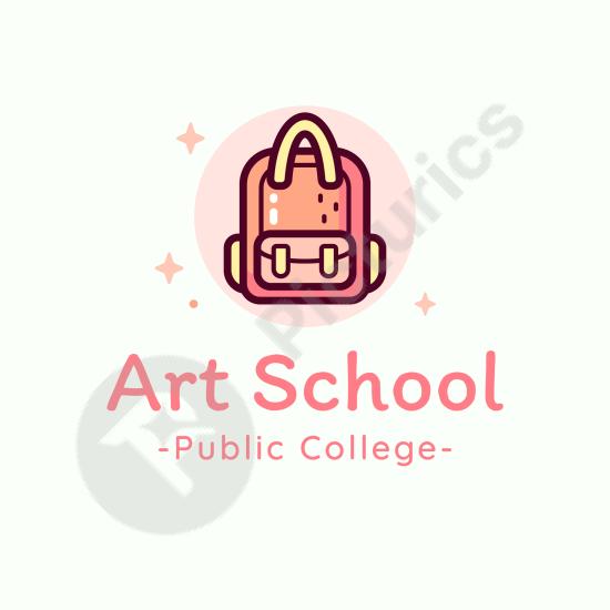 Modern school and education logo template, ideal for academic institutions, learning centers, tutoring, and student-focused branding.