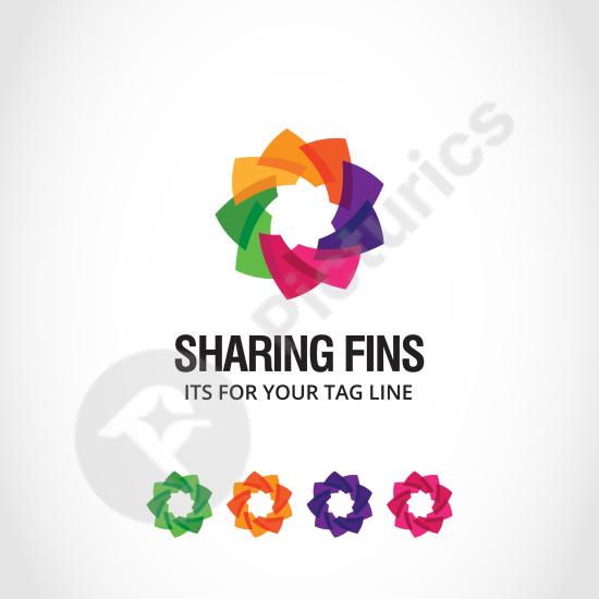 Modern logo template design with clean and creative style, perfect for branding, business identity, and professional visual projects.