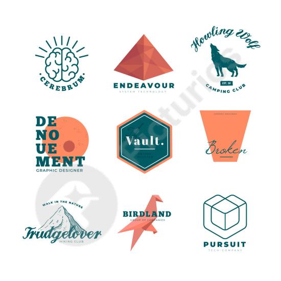Creative collection of modern logo templates, perfect for branding, business identity, and versatile graphic design projects.