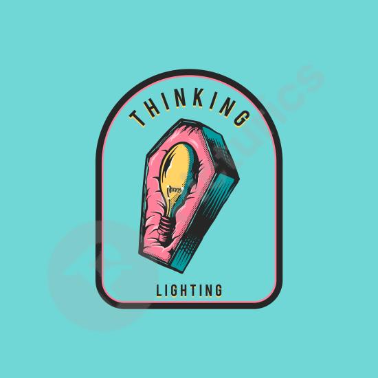 Abstract concept of failed innovation, symbolizing risk, creative ideas, and challenges in technology or business projects.