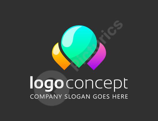 Abstract creative logo design template, ideal for modern branding, graphic identity, and professional business projects.
