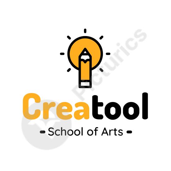 Clean education logo template, perfect for schools, learning centers, and modern branding or educational projects.