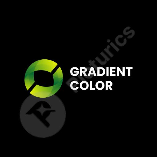 Vibrant gradient color logo design, perfect for modern branding, creative identity, and professional business projects.