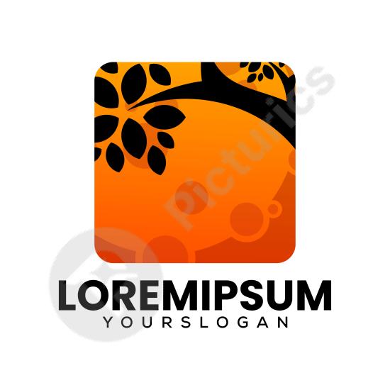 Tree box logo design with eco-friendly style, perfect for nature-inspired branding, packaging, and sustainable business visual identities.