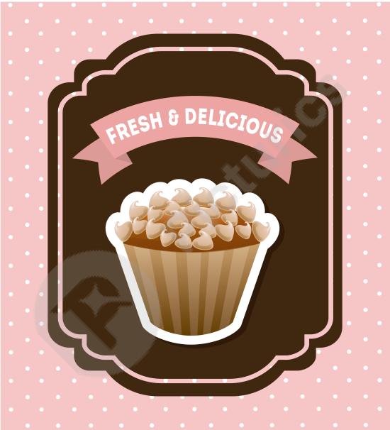 Illustration of bakery pastries and desserts. Perfect for culinary projects, branding, packaging, and food-themed graphic designs.