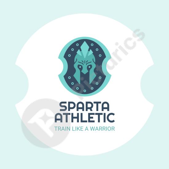 Bold Spartan helmet logo design with a warrior style. Ideal for sports teams, gaming logos, or strong brand identity projects.