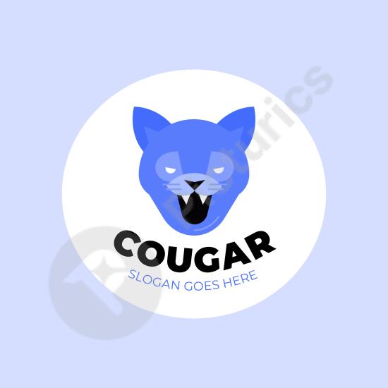 Modern Puma brand logo template, version 3. Ideal for branding, sports logos, and creative design projects.