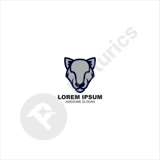 Colorful tiger head logo vector. Ideal for branding, sports teams, wildlife projects, and creative modern logo designs.