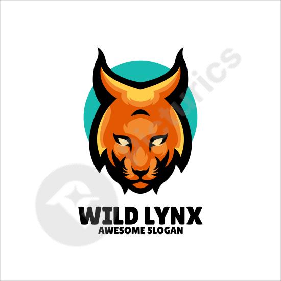 Modern wolf logo template with a bold, dynamic look—ideal for branding, sports teams, or creative identity designs.