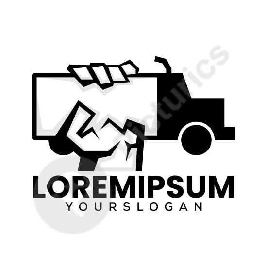 Clean vector illustration of a hand holding a car logo, ideal for automotive branding, business identity, and modern graphic design projects.