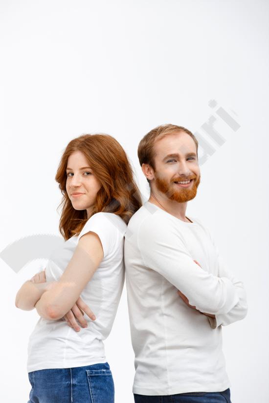 Adult brother and sister leaning on each other, representing family bond, relationship, support, and togetherness.